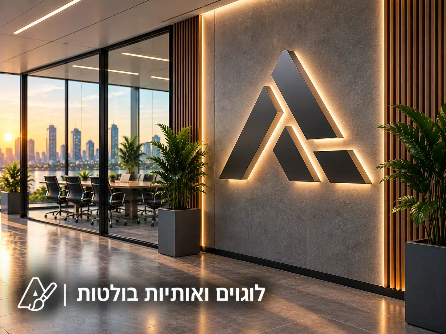לוגוים ואותיות בולטות